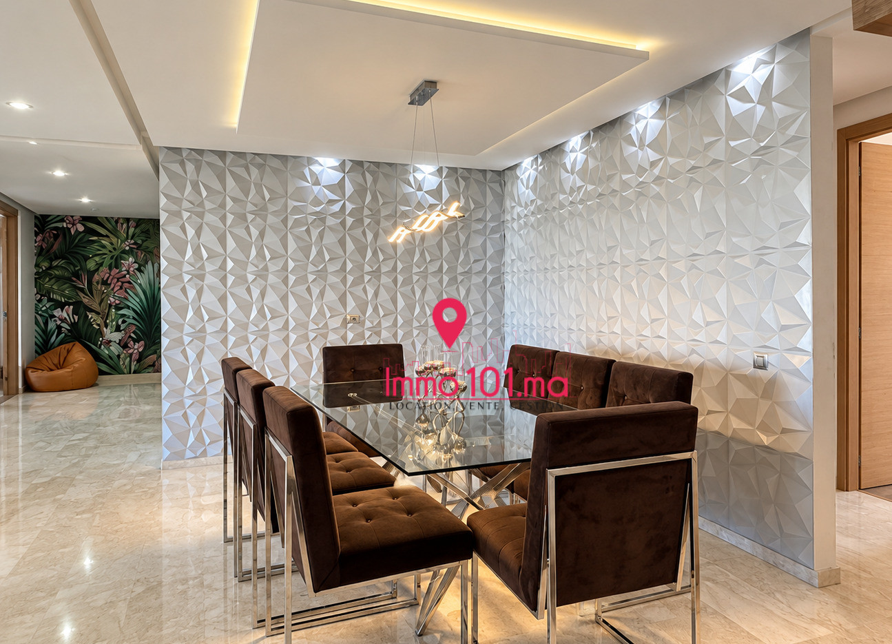 Location appartement meublé à Prestigia – Hay Riad AYLAM1919